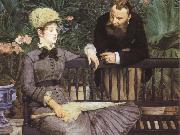 In the Conservatory Edouard Manet